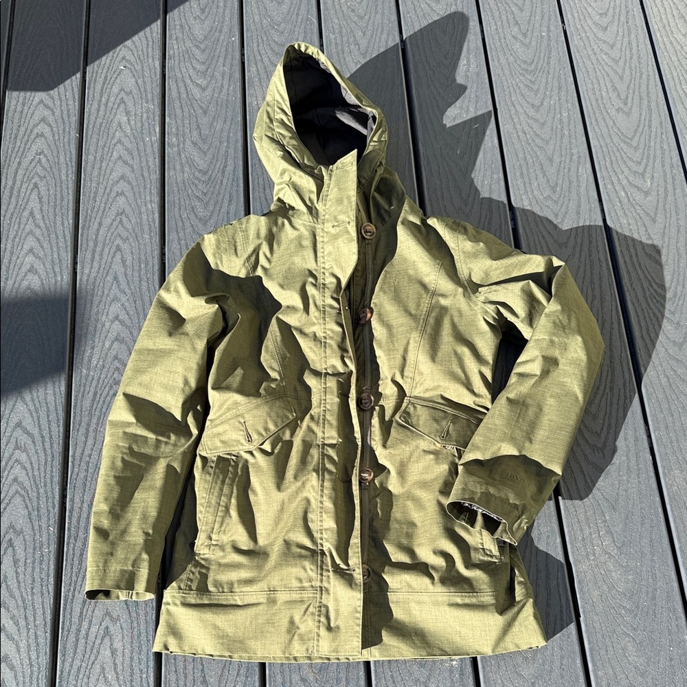 The North Face Sage Green Hooded Jacket